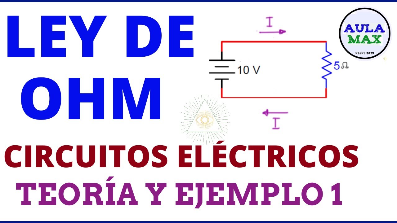 Ley De Ohm Circuitos Eléctricos Teoría Y Ejemplo 1 Youtube