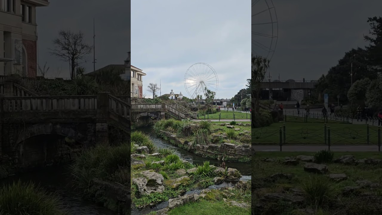 Bournemouth Gardens on a winter's day. 