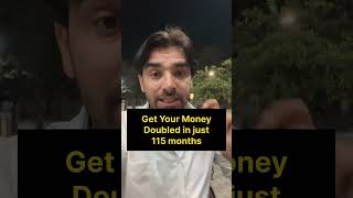 KVP vs FD | Safe 7.5% return | Money doubles #KVP #FD #PostOffice #safeinvestment #postofficescheme