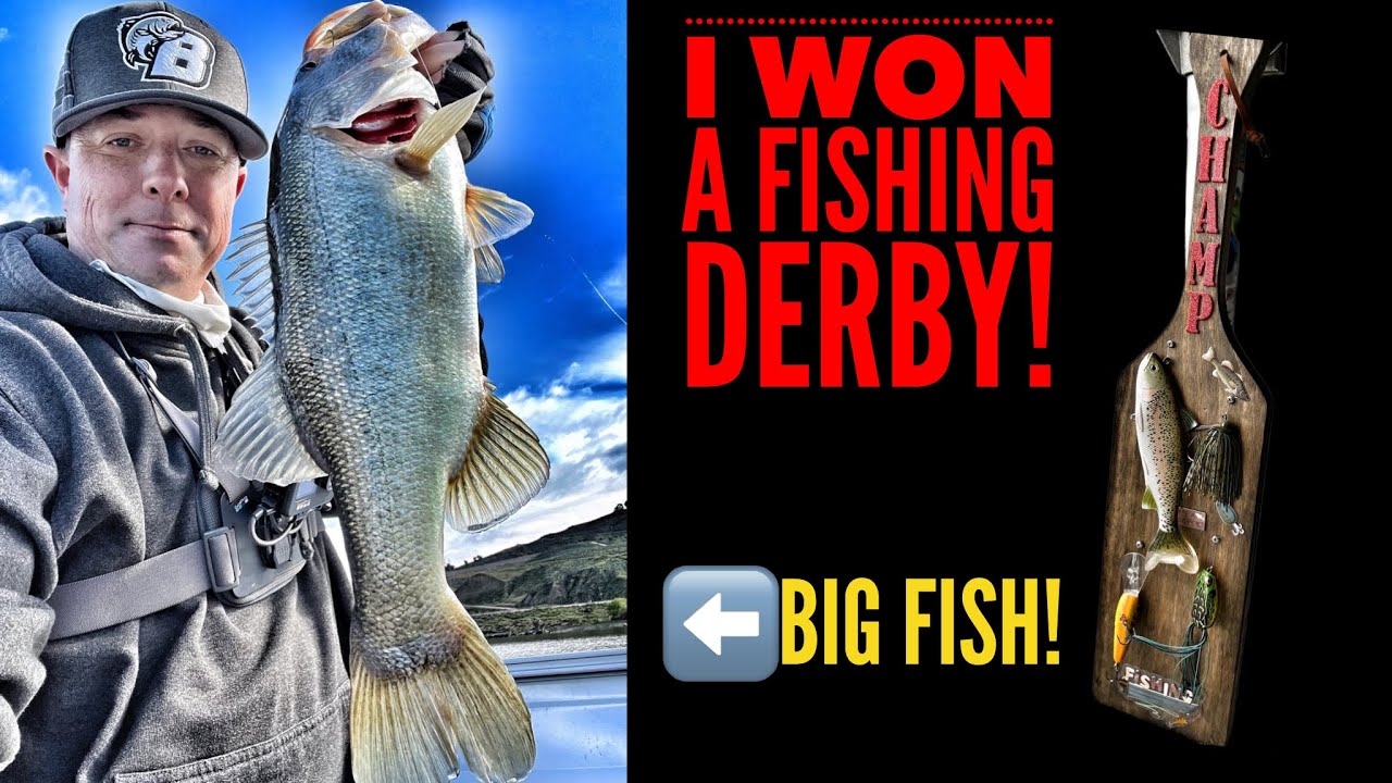 I Won a Bass Fishing Derby!  Big Fish also!