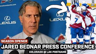 Famous Jared Bednar on Manson's HUGE Hit, Necas Goals, & More After Avs WIN 4-1 @ LA Kings Profile