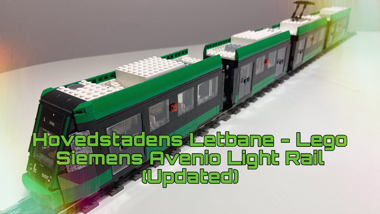 Hovedstadens Letbane - Lego Siemens Avenio Light Rail (Updated)