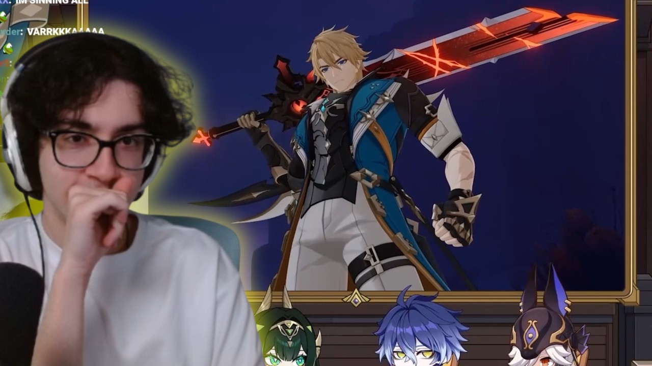 [zy0x] Бро отреагировал на стрим разработки Luna II Genshin Impact (он проиграл из-за Нефера и Ва...