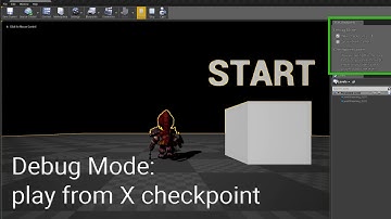 [Unreal Engine 4.22] Editor Utility Widget - Debug modes for checkpoint system