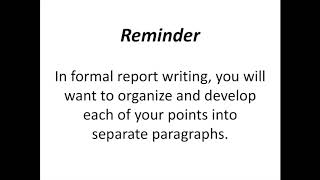 Paragraph development