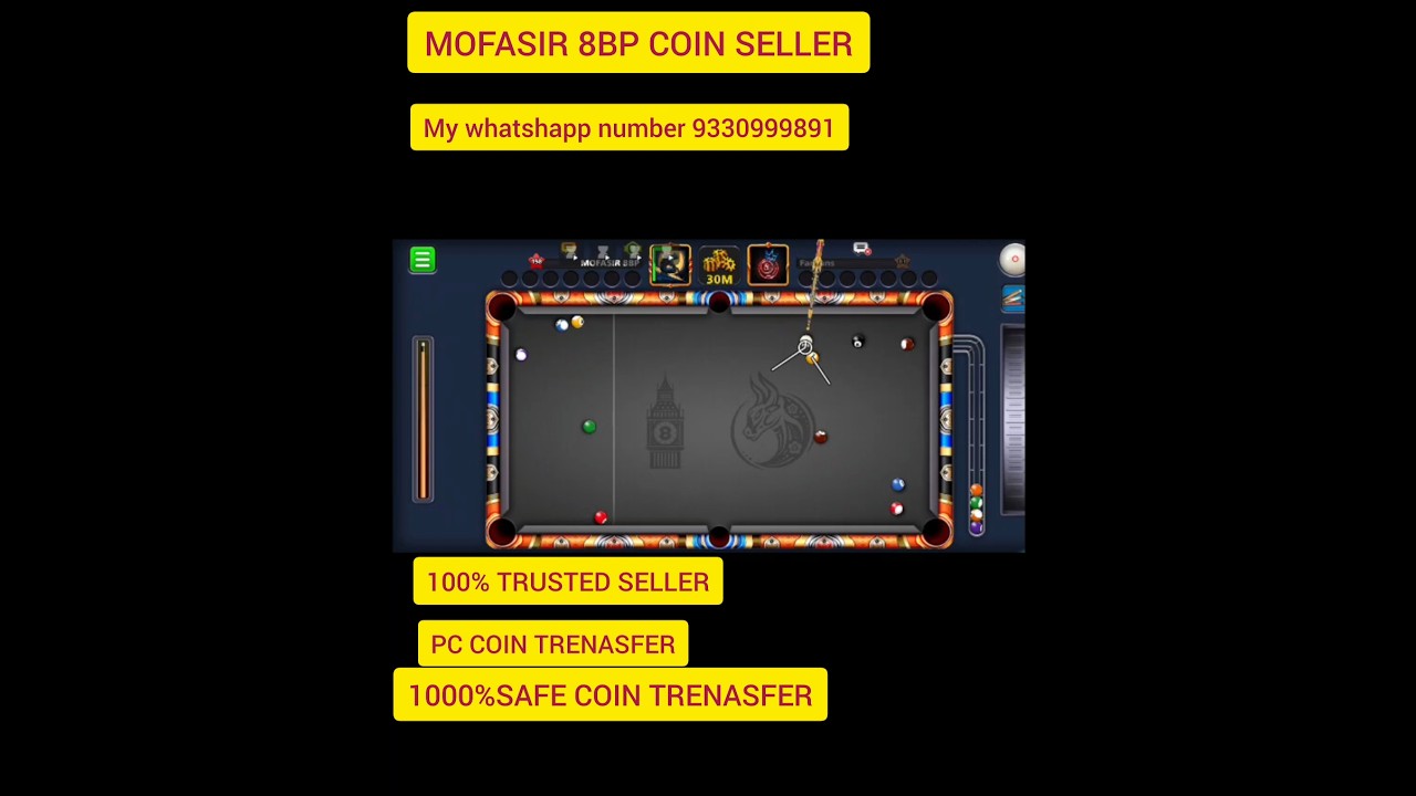 8Ball pool coin seller fastest treusted coin seller
