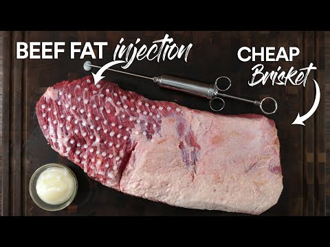 I injected BEEF FAT in a CHEAP Brisket, here's the results!