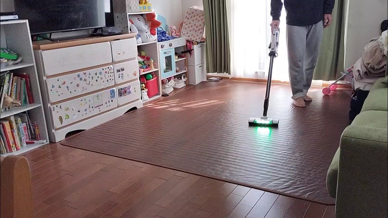 Quiet Cleaning a Family Home | Living Room & Dishes