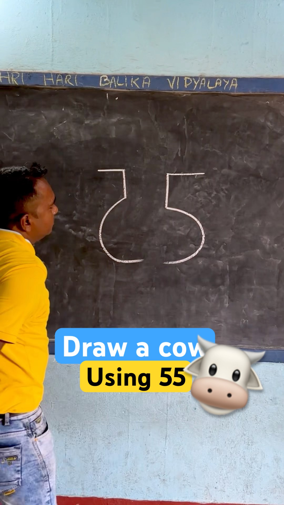 Dow drawing easy trick for everyone who wants to draw #shorts #art #trick