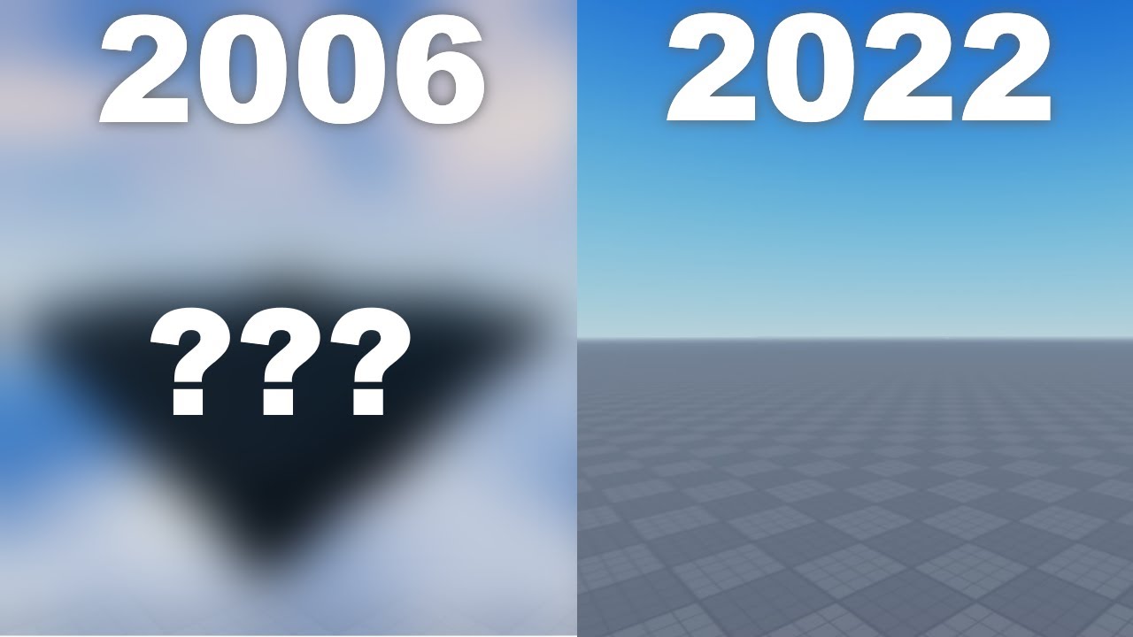 Roblox Baseplate Evolution YouTube 