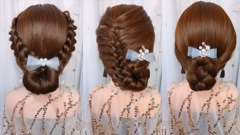 Bới Tóc Cô Dâu Đơn Giản Mà Đẹp Tại Nhà - Easy Messy Bun For Medium Hair Wedding