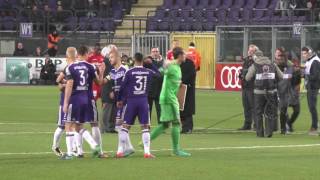 Andonline RSC Anderlecht - KV Oostende Proto and Deschacht honored