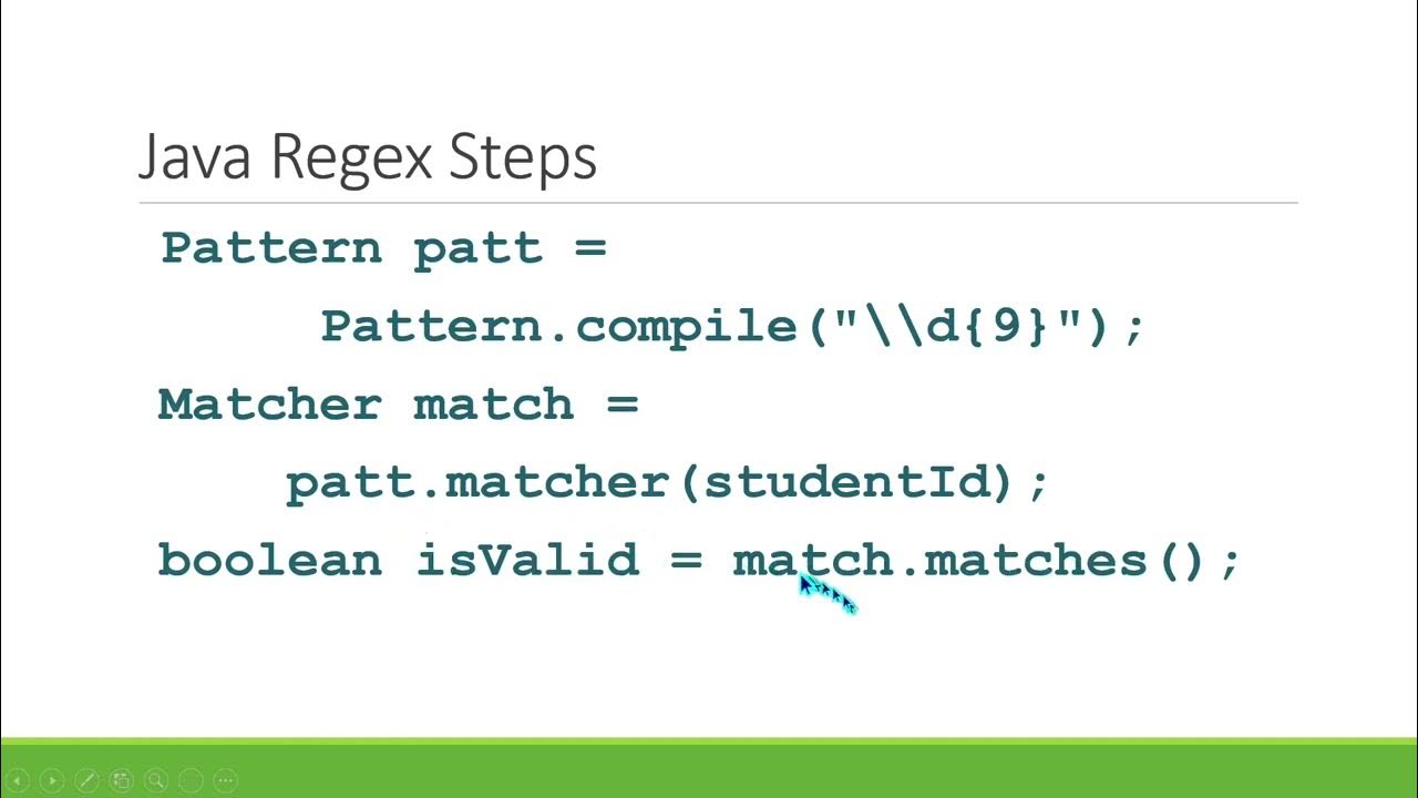 Basic Regular Expressions 7 - Java: Pattern, Matcher Classes - YouTube