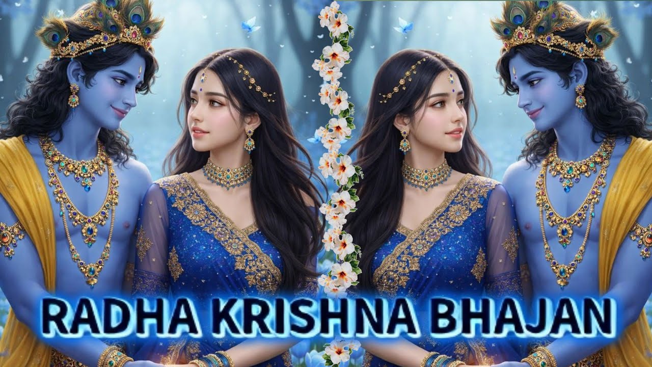 🌼 Soulful Radha Krishna Morning Bhajans 2025 | Divine Nonstop Krishna Bhakti Songs | moon tone lofi