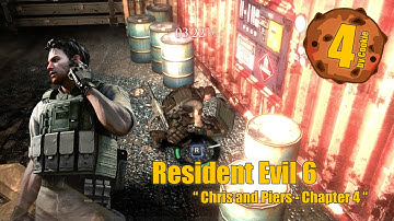 Resident Evil 6 CO-OP Walkthrough - Chris & Piers - Chapter 4 [Full]