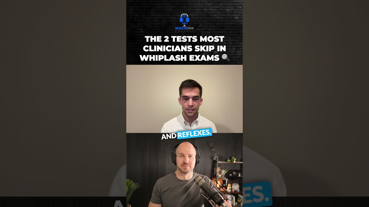 The 2 Tests Most Clinicians Skip in Whiplash Exams 🔍 #podcast #neuropathicpain #physicaltherapy