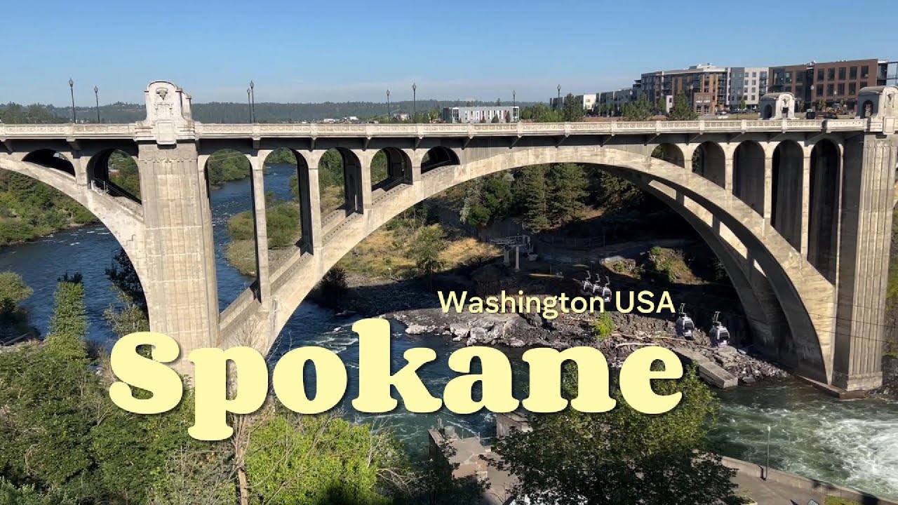 Spokane Falls | Spokane Riverfront Park | Spokane Washington USA
