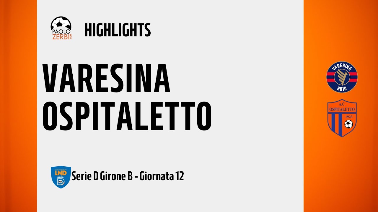 [HIGHLIGHTS] Serie D Girone B 24/25 - Day 12 - Varesina - Ospitaletto
