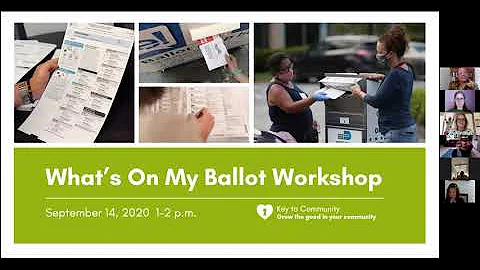 Voting: What's on My Ballot?