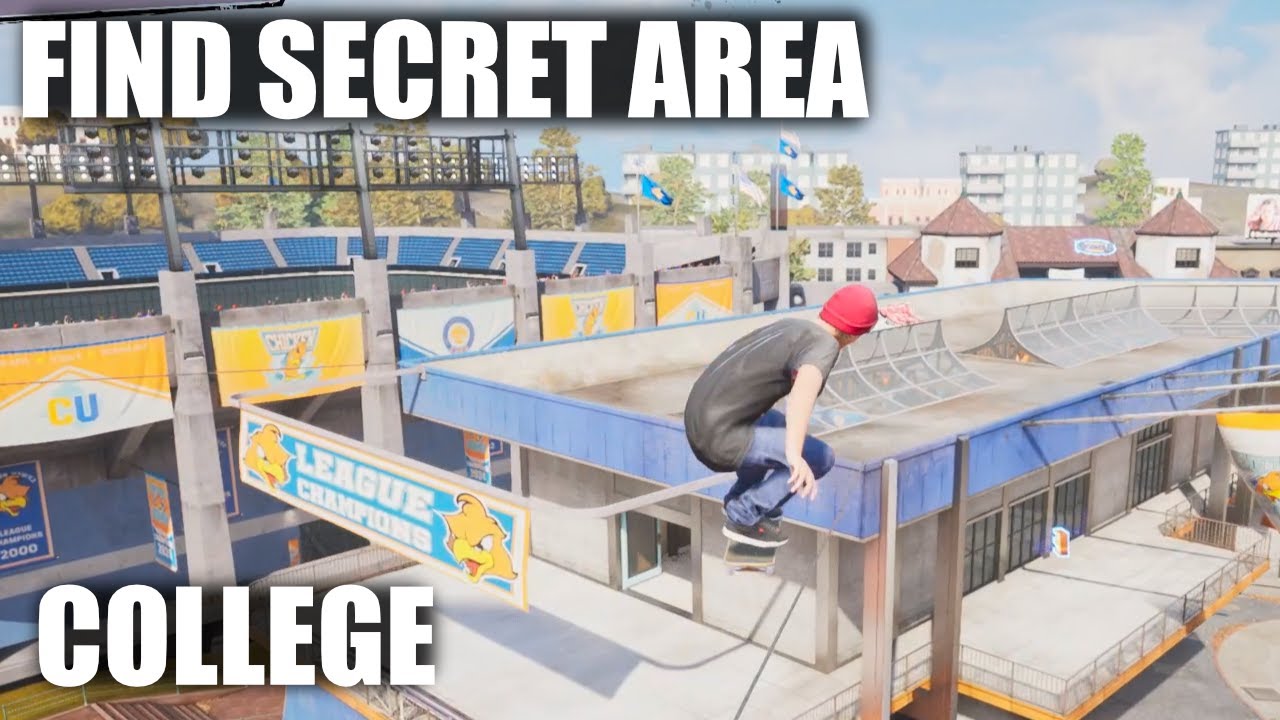 How to find College Secret Area Location - Tony Hawk's Pro Skater 3 + 4