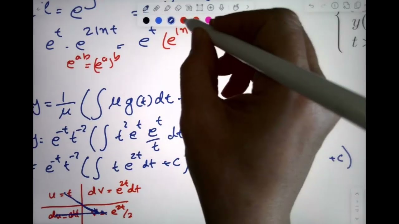 Recognition and solving two differential equations last one is exact