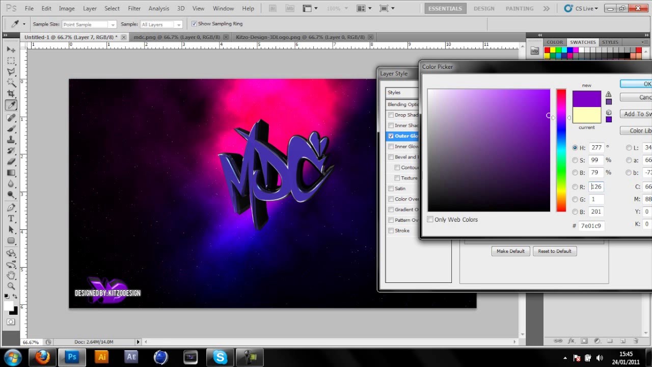 KitzoDesign-Nebula-MDC Speed Art Entry