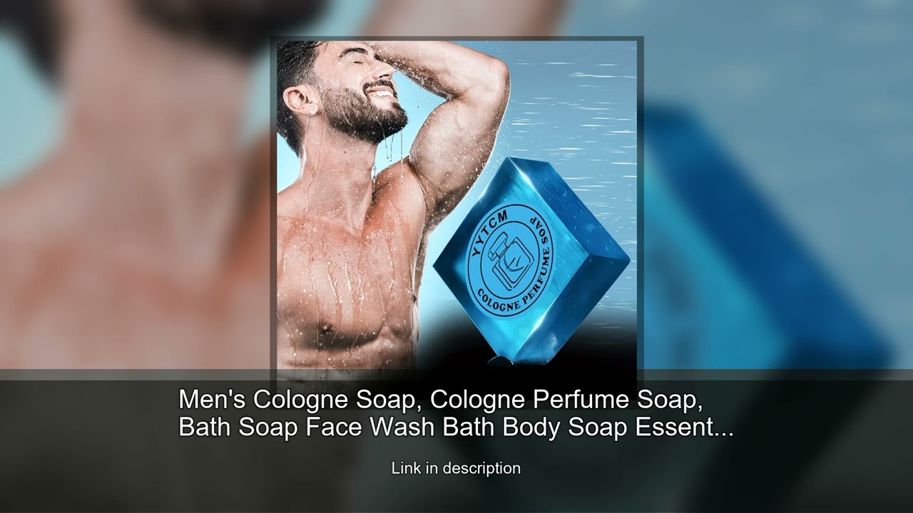 Men's Cologne Soap, Cologne Perfume Soap, Bath Soap Face Wash Bath Body Soap Essential Oil Hand