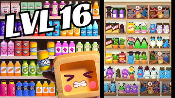🏅 GOODS SORT 🍒🥤🪆 LEVEL 16 🍄🧃🧸 Gameplay Walkthrough - REMASTERED