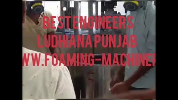 Batch foaming machine