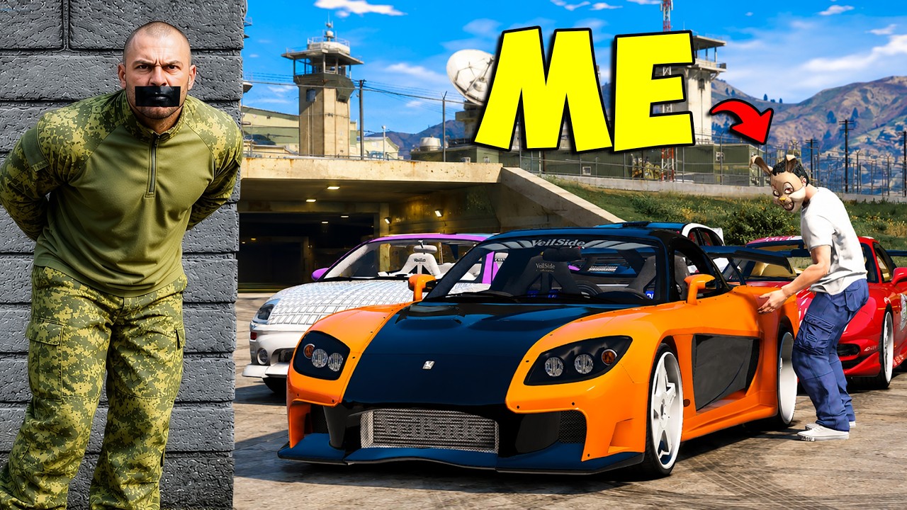 I Pretended to Be in the Army to Steal a Sports Car sa GTA 5