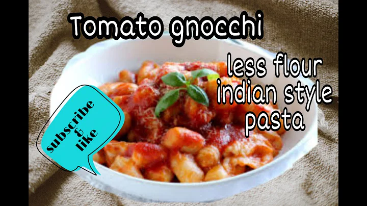 Red sauce potato pasta (Gnocchi tomato flavour)|le...