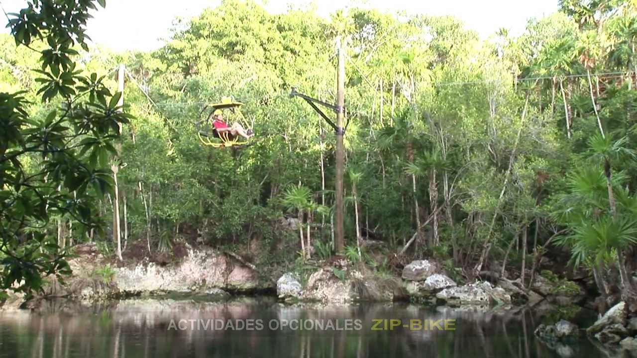 Que hacer en Cancun, XelHa ZipBike YouTube