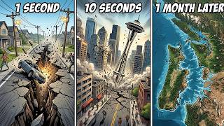 So What If the Cascadia Megaquake Happened Tomorrow? (Second by Second → 1 Month Later) screenshot 1