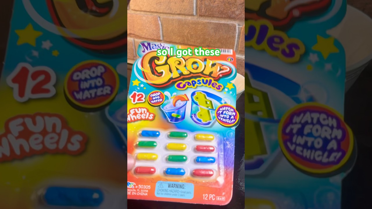 Watch MAGICAL Grow Capsules EXPLODE into Amazing 3D Creations