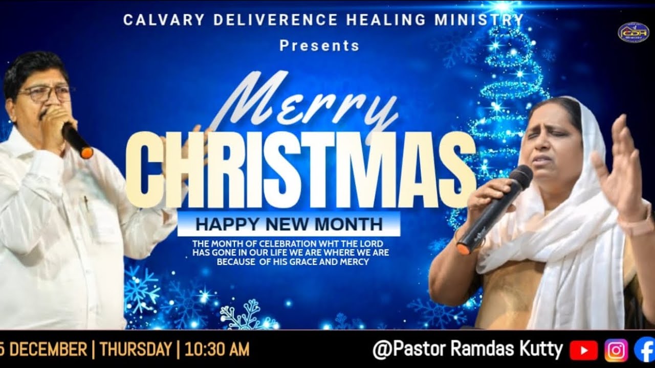 CHRISTMAS Service from CALVARY DELIVERANCE HEALING MINISTRY IPM COLONY DANDELI Date:25/12/2025