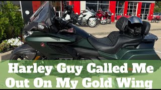 Harley Guy Called Me Out On My 2024 DCT Black Gold  Harley Car & Bike SHOW