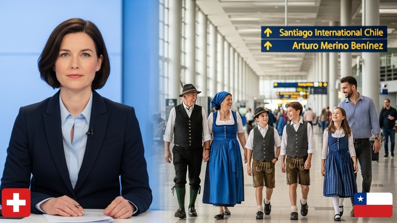 Familia suiza aterriza en Santiago y admite que no puede superar a Chile