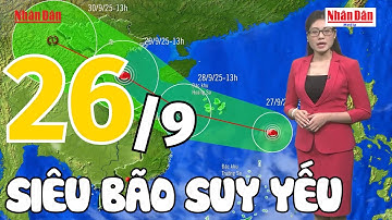 Dự báo thời tiết tối nay và ngày mai 26/9 | Dự báo thời tiết đêm nay mới nhất | Báo Nhân Dân