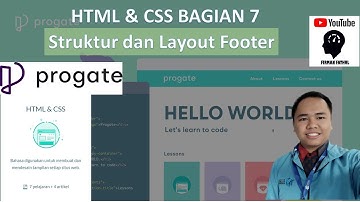 #7 Strukur dan Layout Footer HTML dan CSS