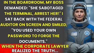 My Boss Tried To Arrest Me Over The Terminal  I Exposed His Forgery And The Auditor Ruined Him
