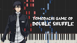 Tomodachi Game Op - Double Shuffle (Piano Tutorial & Sheet Music) Resimi