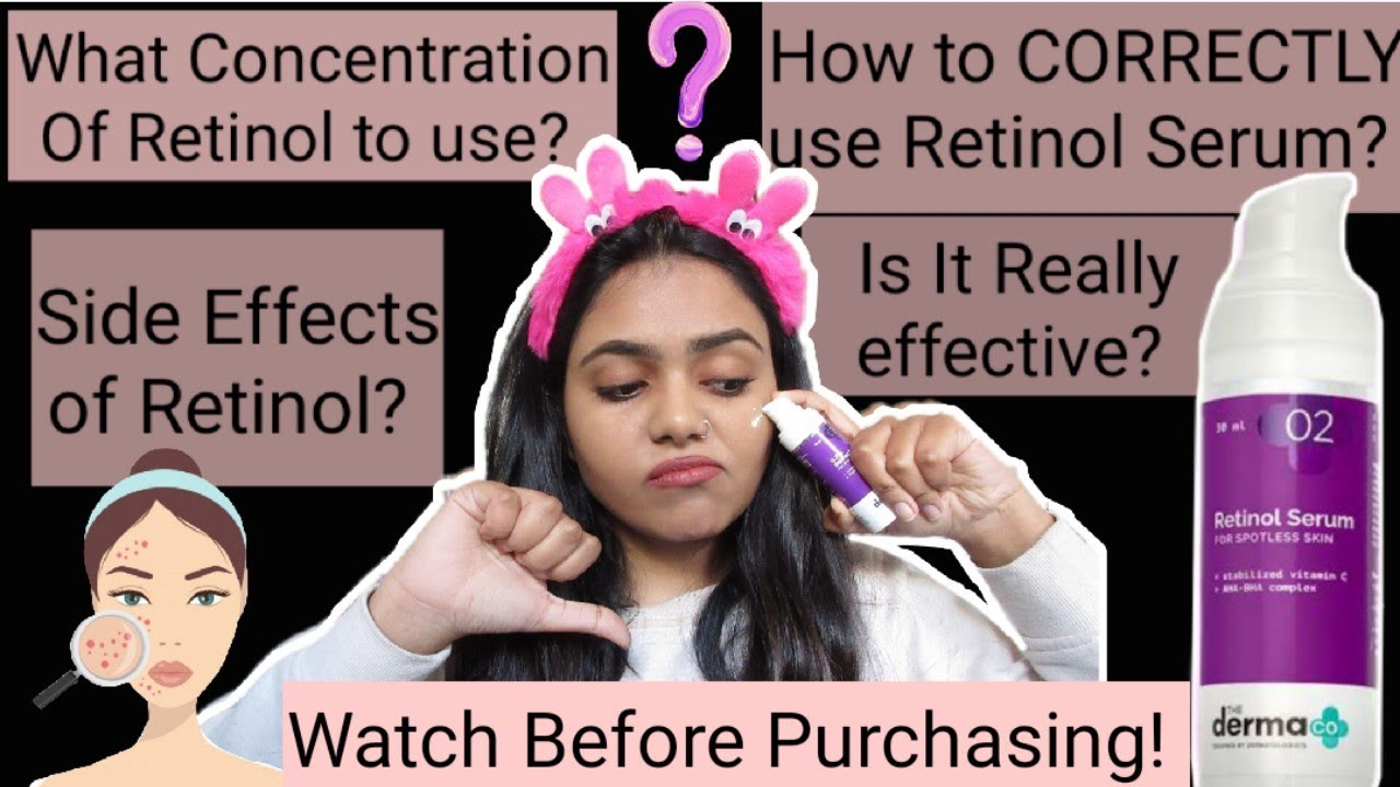 The Derma Co Retinol Serum Review Reduce Wrinkles, Fine Lines, Spots