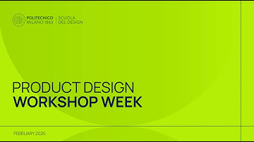 Integrated Product Design - Workshop Week 2025