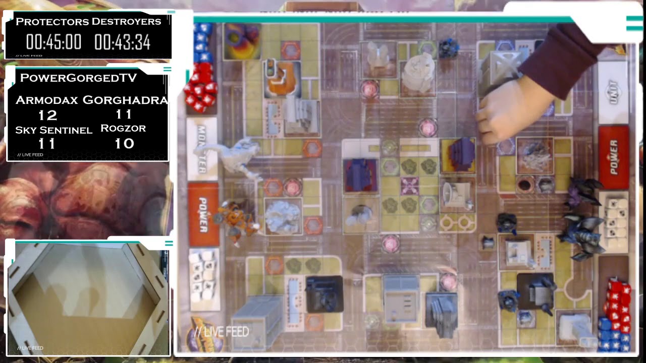 Monsterpocalypse - Game 3: Sky Sentinel / Armodax vs Gorghadra / Rogzor