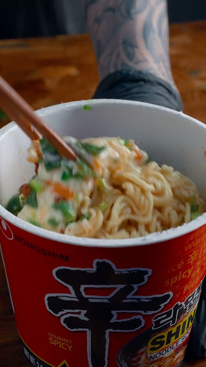 ultimate cheesy ramen hack #shorts