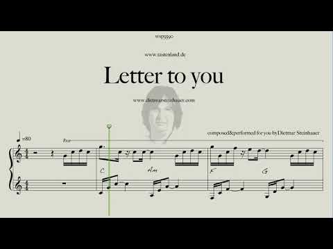 Letter to You  -  Easy Piano Version