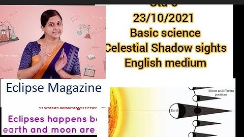 # first Bell class 5- basic science - celestial Shadow sights #23/10/2021