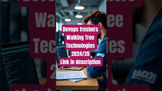 👨‍💻 DevOps Jobs for Freshers#AWS, Docker, #Jenkins Training | WalkingTree Hiring 2025