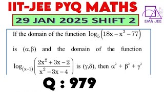 If the domain of the function log₅(18x-x²-77) is (α,β) and the domain of the function log