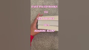 Fast paced books to get out of a reading slump #books #booktube #shorts #shortsfeed #reading #tbr